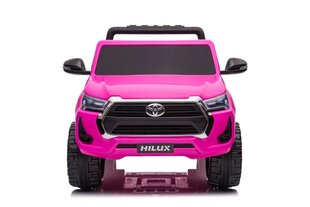 Lasten yksipaikkainen sähköauto - Toyota Hilux DK, vaaleanpunainen hinta ja tiedot | Lasten sähköautot | hobbyhall.fi