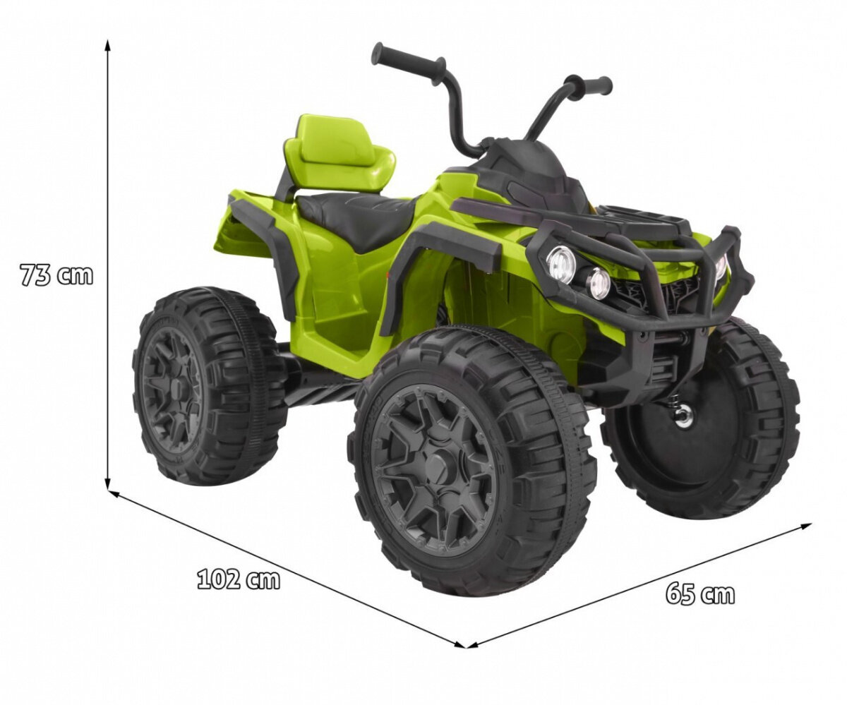 Sähkömönkijä lapsille Quad ATV, vihreä hinta ja tiedot | Lasten sähköautot | hobbyhall.fi