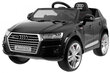 Audi Q7 sähköauto lapsille, musta hinta ja tiedot | Lasten sähköautot | hobbyhall.fi
