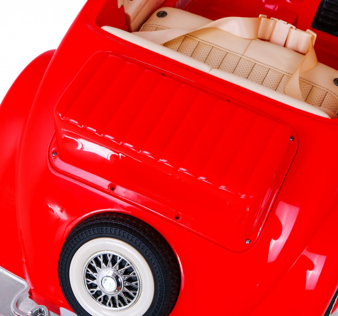 Mercedes Benz Retro yksipaikkainen sähköauto, punainen hinta ja tiedot | Lasten sähköautot | hobbyhall.fi