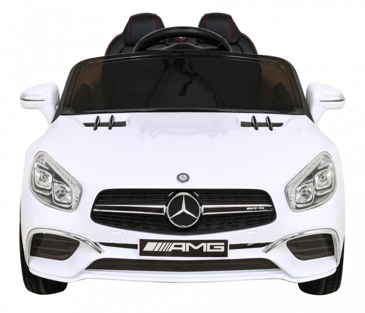 Mercedes Benz AMG SL65 S, yksipaikkainen sähköauto lapsille, valkoinen hinta ja tiedot | Lasten sähköautot | hobbyhall.fi