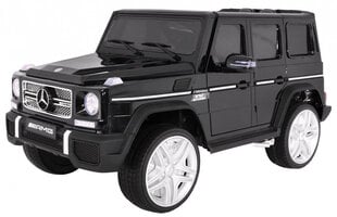 Mercedes G65 AMG sähköauto lapsille, musta hinta ja tiedot | Lasten sähköautot | hobbyhall.fi