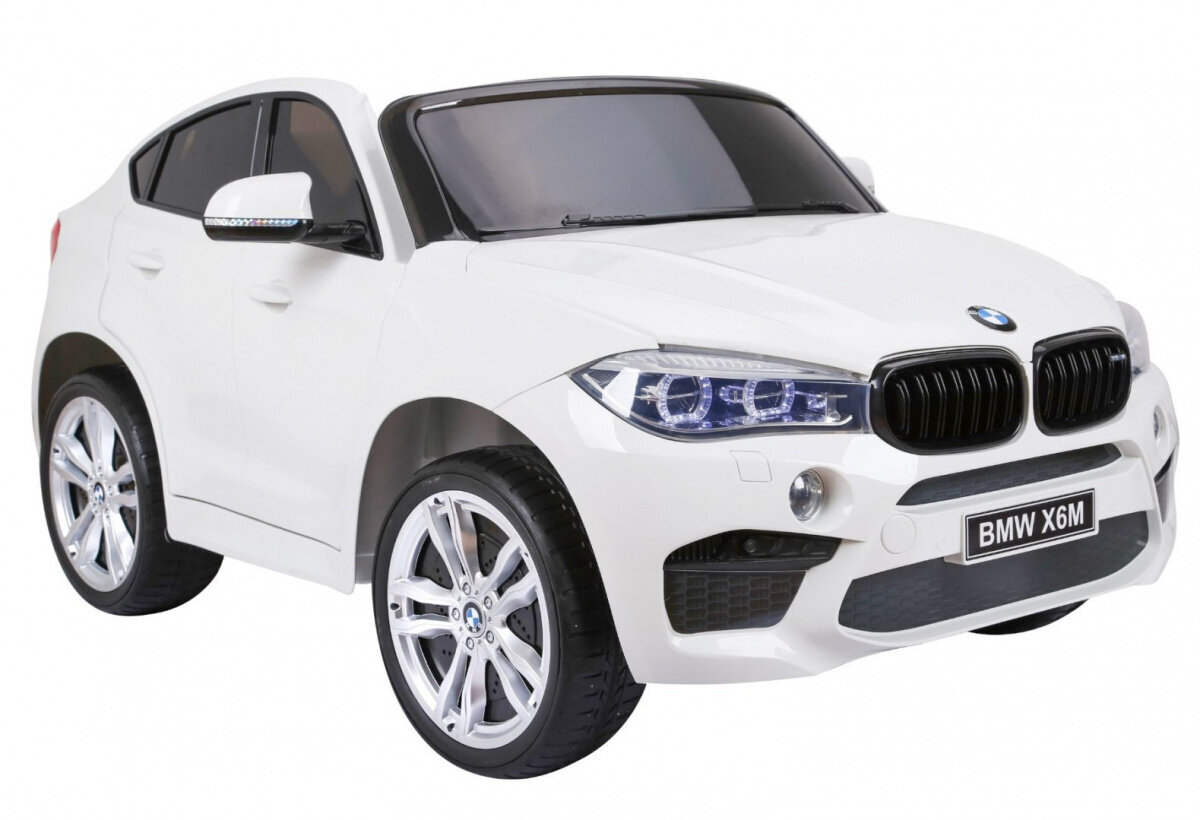 BMW X6M XXL -sähköauto, valkoinen hinta ja tiedot | Lasten sähköautot | hobbyhall.fi