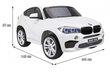 BMW X6M XXL -sähköauto, valkoinen hinta ja tiedot | Lasten sähköautot | hobbyhall.fi