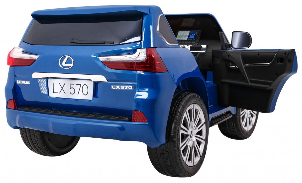 Lexus LX570 sähköauto lapsille, sininen hinta ja tiedot | Lasten sähköautot | hobbyhall.fi