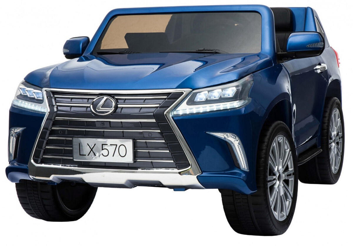 Lexus LX570 sähköauto lapsille, sininen hinta ja tiedot | Lasten sähköautot | hobbyhall.fi