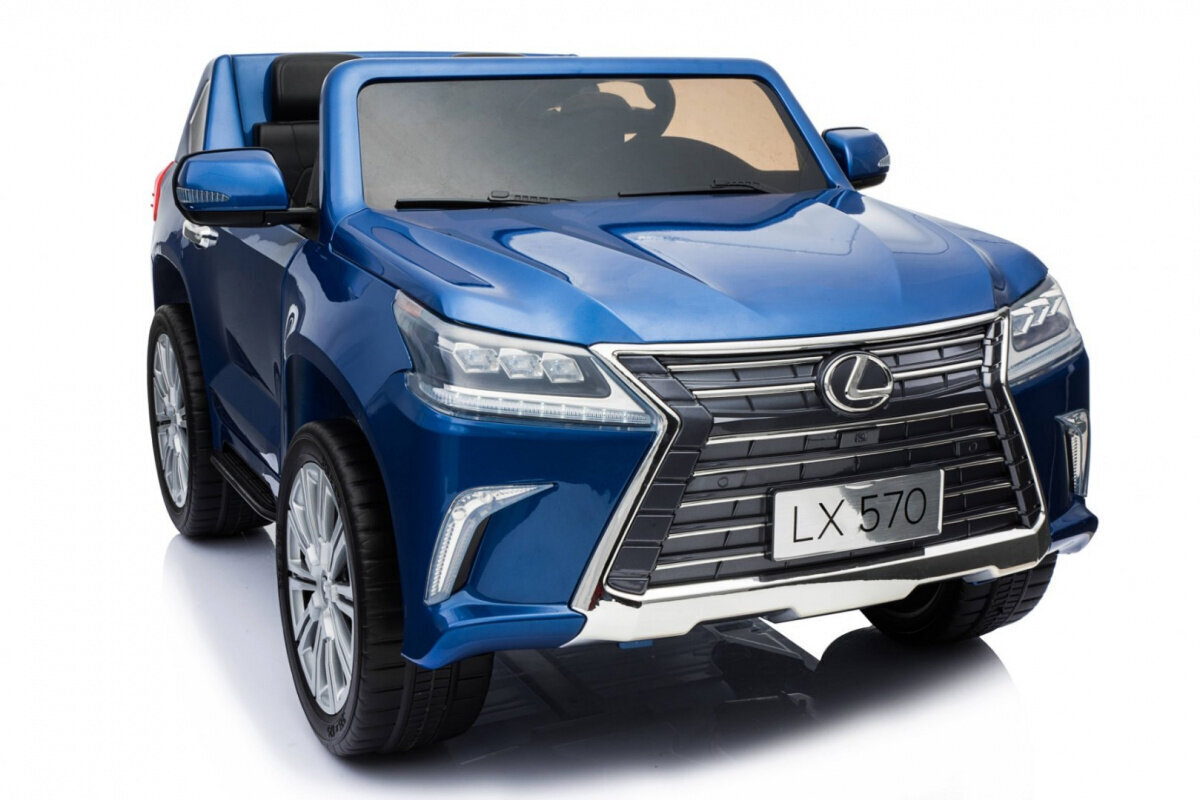 Lexus LX570 sähköauto lapsille, sininen hinta ja tiedot | Lasten sähköautot | hobbyhall.fi