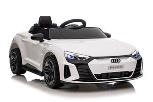 Lasten yksipaikkainen sähköauto - Audi E GT, valkoinen hinta ja tiedot | Lasten sähköautot | hobbyhall.fi