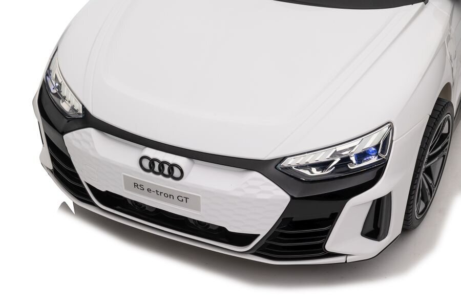 Lasten yksipaikkainen sähköauto - Audi E GT, valkoinen hinta ja tiedot | Lasten sähköautot | hobbyhall.fi