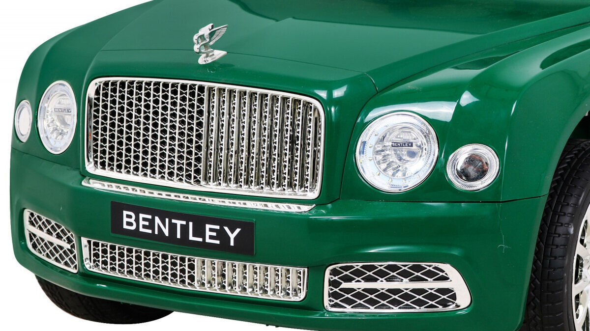 Bentley Mulsanne, yksipaikkainen sähköauto lapsille, vihreä hinta ja tiedot | Lasten sähköautot | hobbyhall.fi