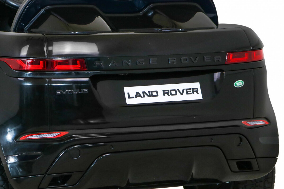 Range Rover Evoque sähkökäyttöinen yksipaikkainen, musta hinta ja tiedot | Lasten sähköautot | hobbyhall.fi