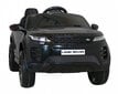 Range Rover Evoque sähkökäyttöinen yksipaikkainen, musta hinta ja tiedot | Lasten sähköautot | hobbyhall.fi