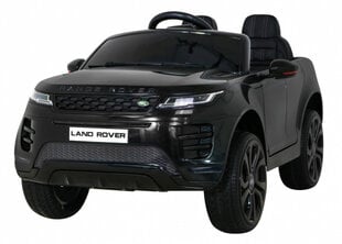 Range Rover Evoque sähkökäyttöinen yksipaikkainen, musta hinta ja tiedot | Lasten sähköautot | hobbyhall.fi