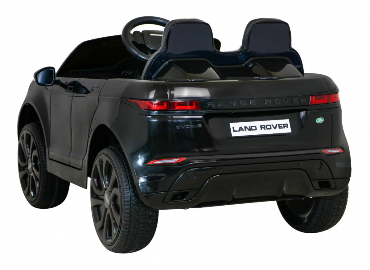 Range Rover Evoque sähkökäyttöinen yksipaikkainen, musta hinta ja tiedot | Lasten sähköautot | hobbyhall.fi