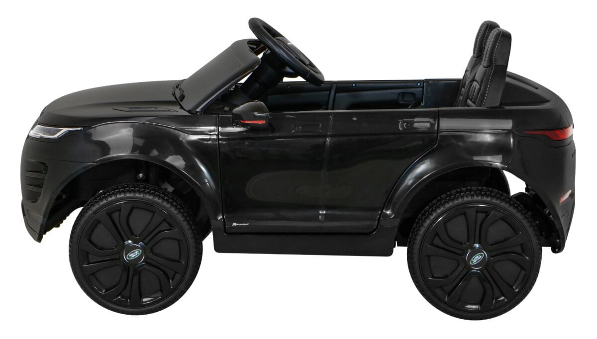 Range Rover Evoque sähkökäyttöinen yksipaikkainen, musta hinta ja tiedot | Lasten sähköautot | hobbyhall.fi