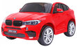 BMW X6M XXL sähköauto, punainen hinta ja tiedot | Lasten sähköautot | hobbyhall.fi