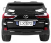Lexus LX570 sähköauto lapsille, musta hinta ja tiedot | Lasten sähköautot | hobbyhall.fi