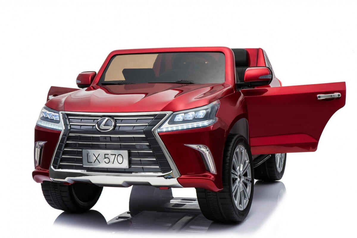 Lexus LX570 sähköauto lapsille, punainen hinta ja tiedot | Lasten sähköautot | hobbyhall.fi