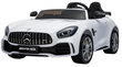 Mercedes-Benz GT R 4x4 sähkökäyttöinen kaksipaikkainen, valkoinen hinta ja tiedot | Lasten sähköautot | hobbyhall.fi