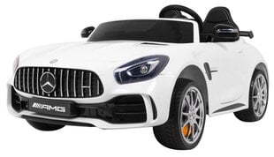 Mercedes-Benz GT R 4x4 sähkökäyttöinen kaksipaikkainen, valkoinen hinta ja tiedot | Mercedes Lapset | hobbyhall.fi