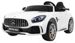 Mercedes-Benz GT R 4x4 sähkökäyttöinen kaksipaikkainen, valkoinen hinta ja tiedot | Lasten sähköautot | hobbyhall.fi