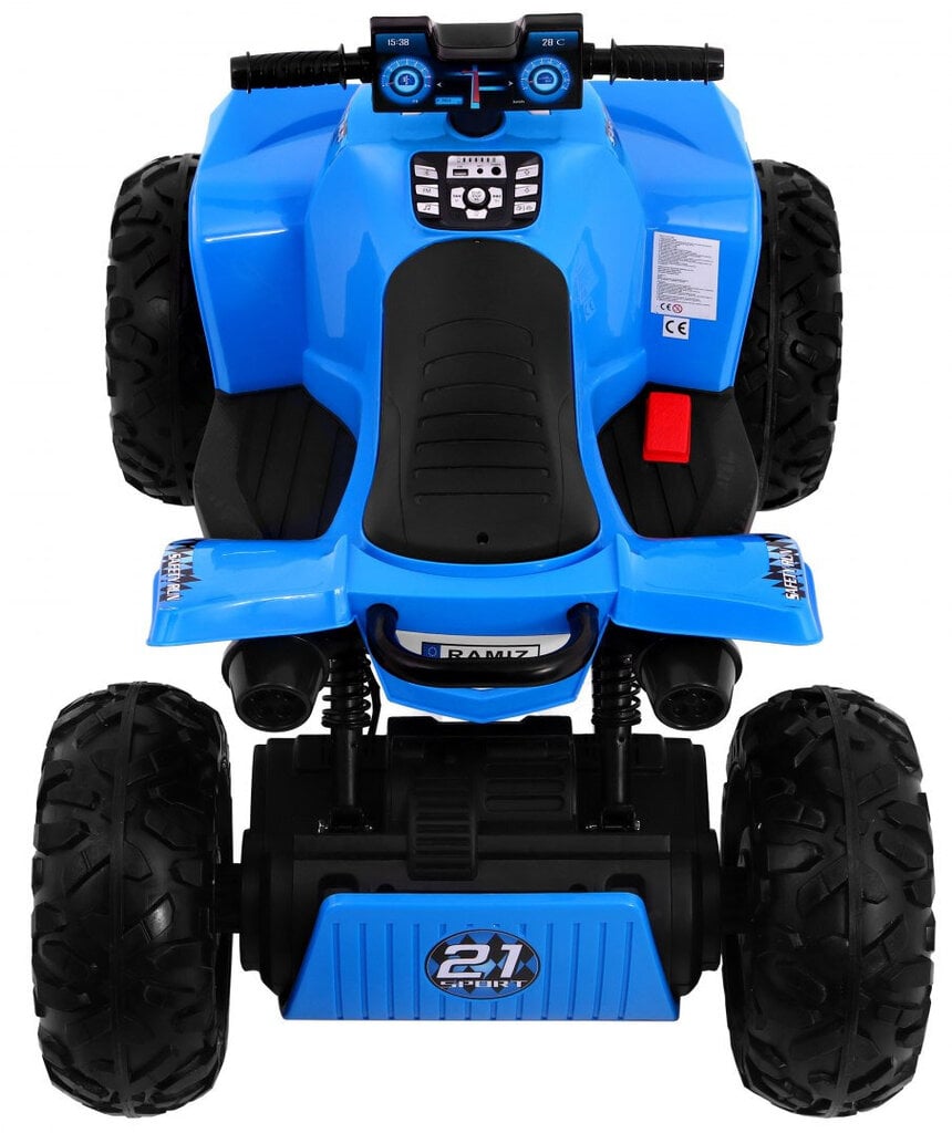 Quad Sport Run 4x4, sininen hinta ja tiedot | Lasten sähköautot | hobbyhall.fi