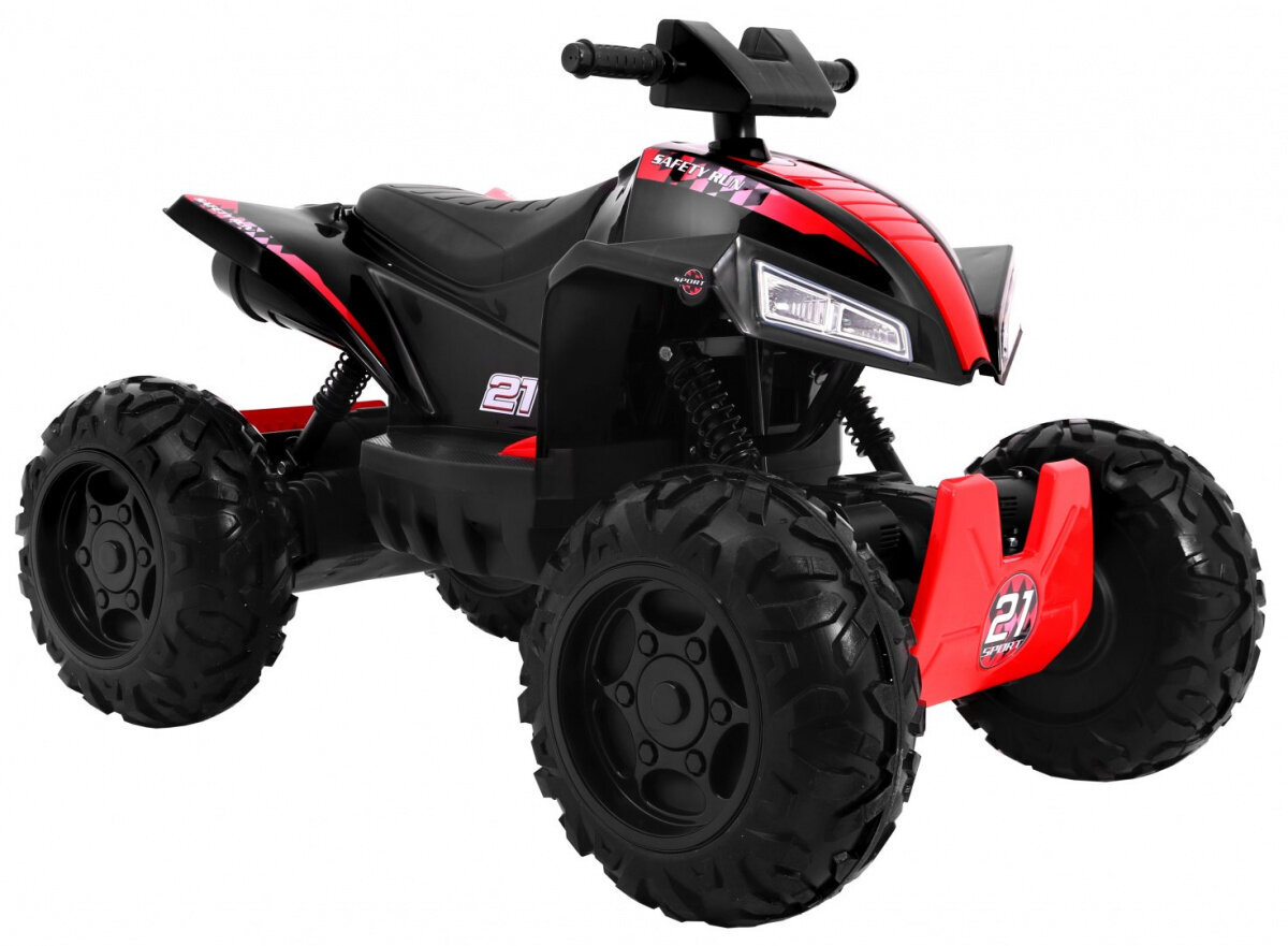 Quad Sport Run 4x4, musta hinta ja tiedot | Lasten sähköautot | hobbyhall.fi