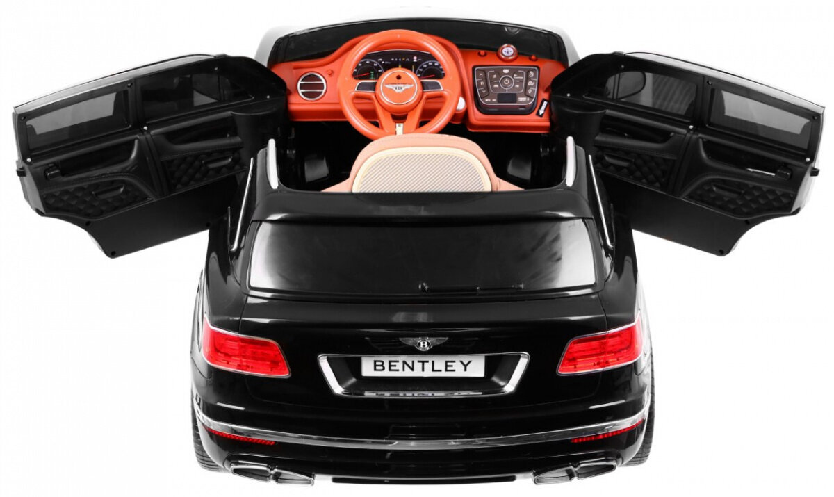 Bentley Bentayga yksipaikkainen sähköauto, musta hinta ja tiedot | Lasten sähköautot | hobbyhall.fi