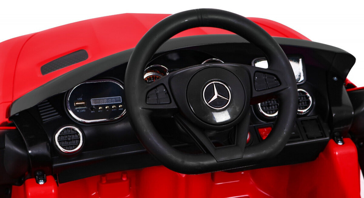 Mercedes Benz GT yksipaikkainen sähköauto, punainen hinta ja tiedot | Lasten sähköautot | hobbyhall.fi