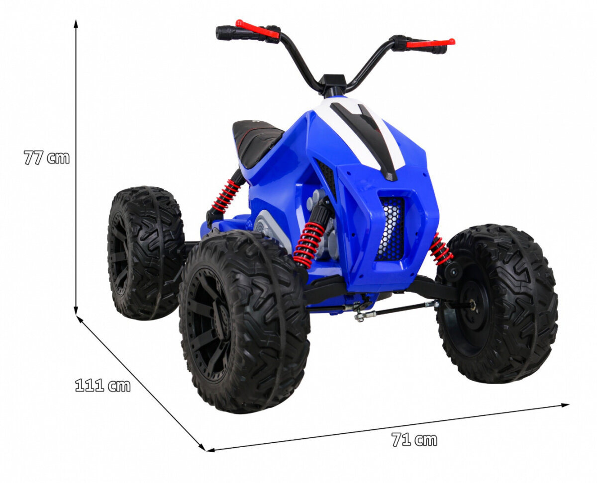 Quad Quad Lucky Seven, sininen hinta ja tiedot | Lasten sähköautot | hobbyhall.fi