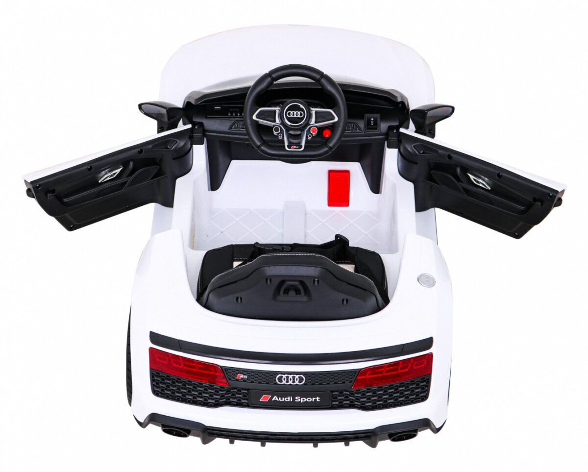 Audi R8 LIFT yksipaikkainen sähköauto, valkoinen hinta ja tiedot | Lasten sähköautot | hobbyhall.fi