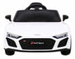 Audi R8 LIFT yksipaikkainen sähköauto, valkoinen hinta ja tiedot | Lasten sähköautot | hobbyhall.fi