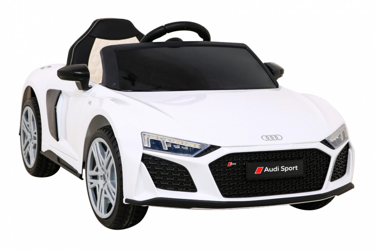 Audi R8 LIFT yksipaikkainen sähköauto, valkoinen hinta ja tiedot | Lasten sähköautot | hobbyhall.fi