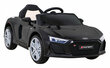 Audi R8 LIFT yksipaikkainen sähköauto, musta hinta ja tiedot | Lasten sähköautot | hobbyhall.fi
