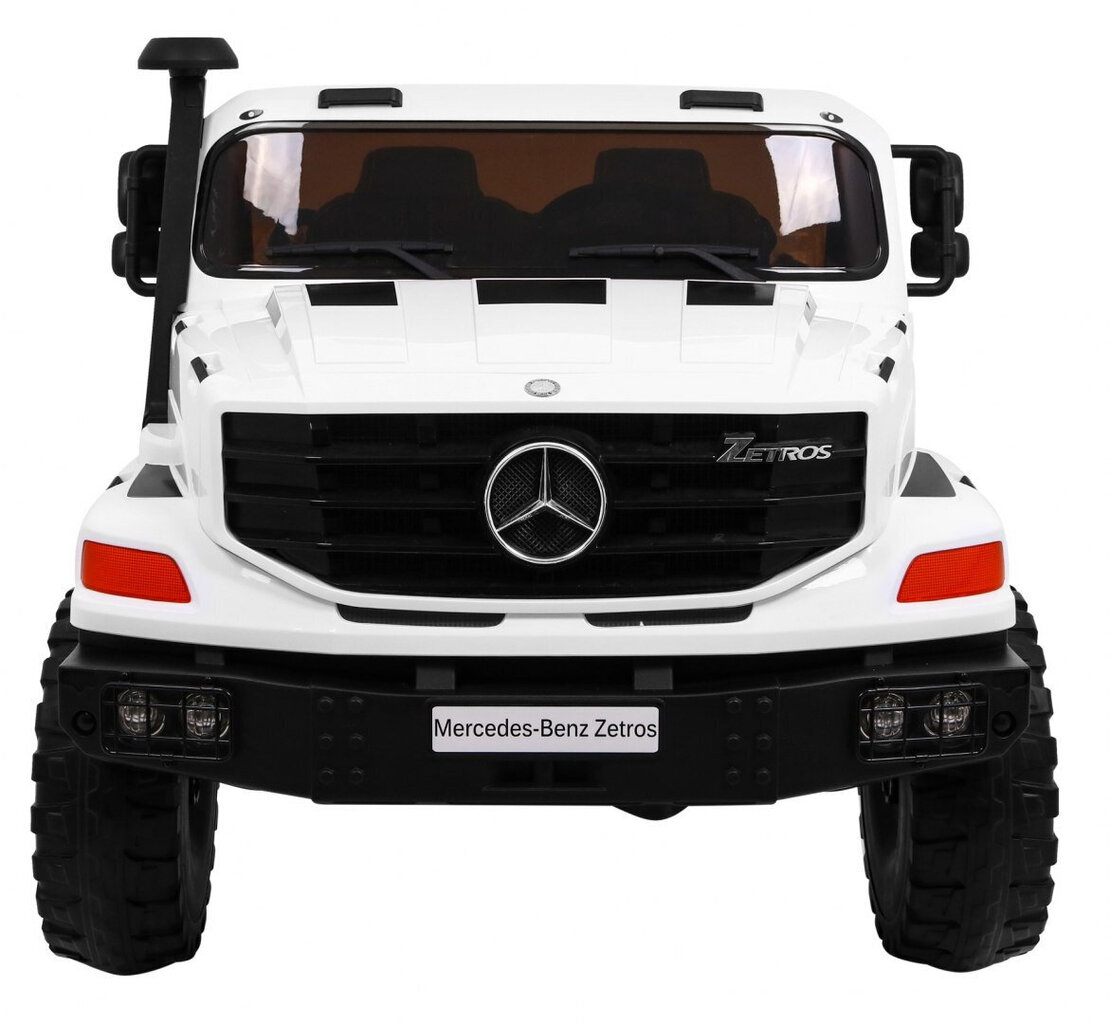 Mercedes-Benz Zetros sähköinen pariauto, valkoinen hinta ja tiedot | Lasten sähköautot | hobbyhall.fi