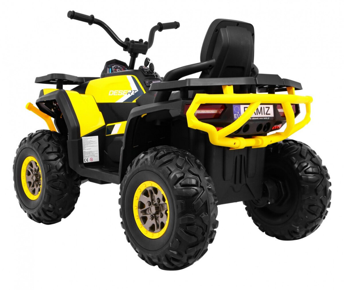 Quad ATV lapsille, keltainen hinta ja tiedot | Lasten sähköautot | hobbyhall.fi