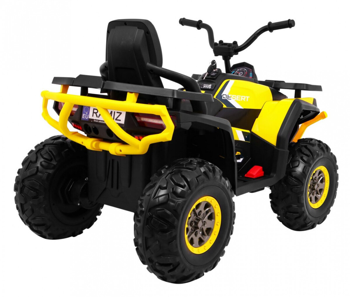 Quad ATV lapsille, keltainen hinta ja tiedot | Lasten sähköautot | hobbyhall.fi