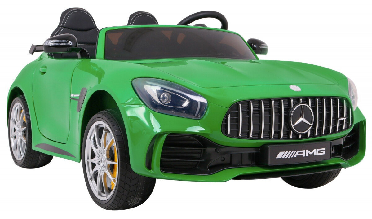 Mercedes-Benz GT R 4x4 sähkökäyttöinen kaksipaikkainen, vihreä hinta ja tiedot | Lasten sähköautot | hobbyhall.fi