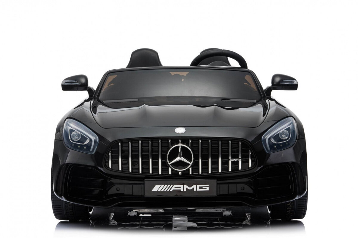 Mercedes-Benz GT R 4x4 sähkökäyttöinen kaksipaikkainen, musta lakattu hinta ja tiedot | Lasten sähköautot | hobbyhall.fi