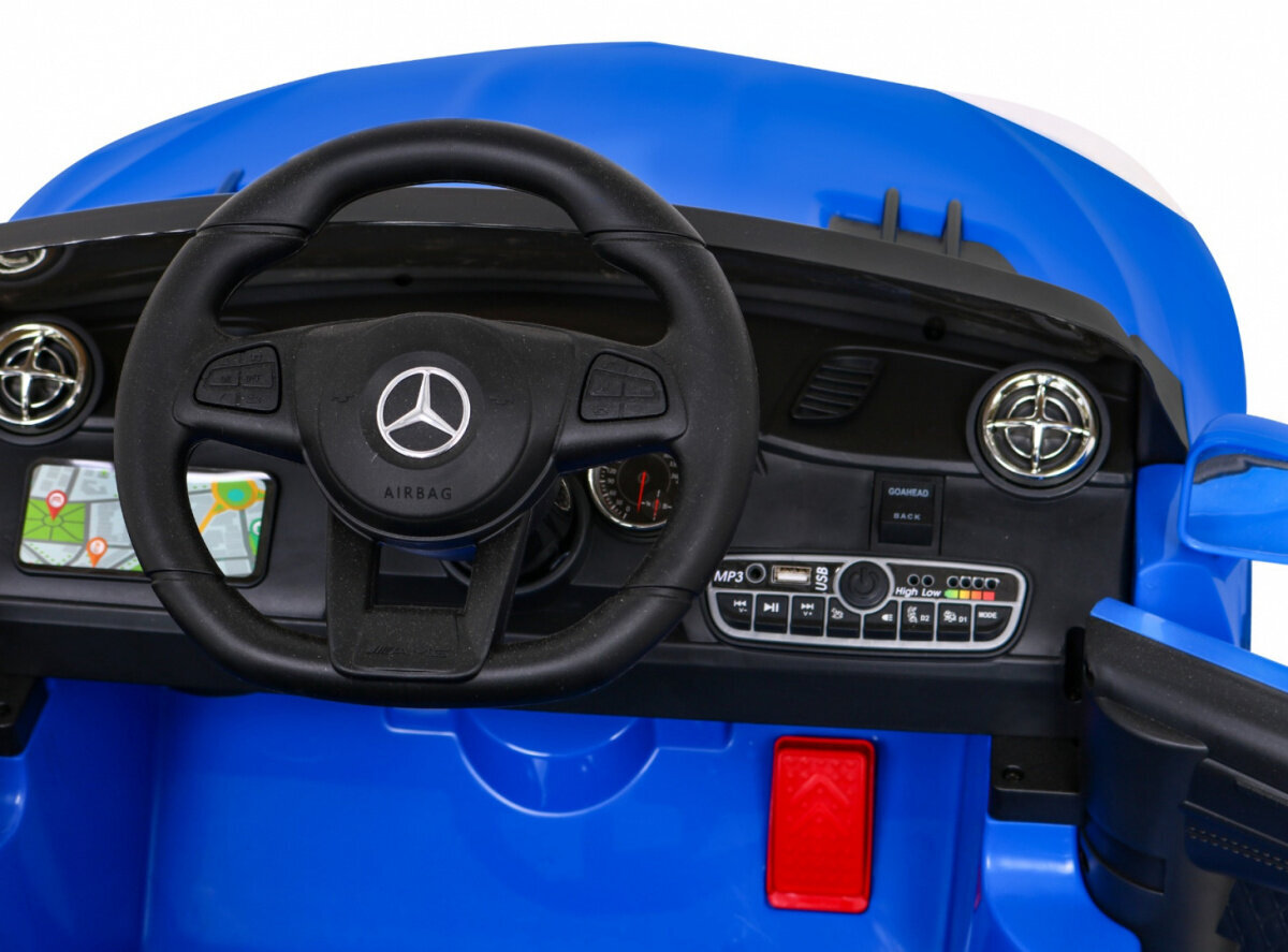 Mercedes Benz AMG SL65 S yksipaikkainen sähköauto, sininen hinta ja tiedot | Lasten sähköautot | hobbyhall.fi