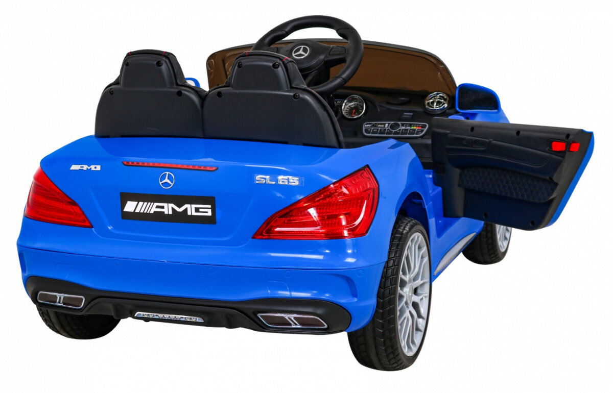 Mercedes Benz AMG SL65 S yksipaikkainen sähköauto, sininen hinta ja tiedot | Lasten sähköautot | hobbyhall.fi