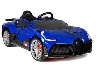 Bugatti Divo yksipaikkainen lastenmönkijä, lakattu sininen hinta ja tiedot | Lasten sähköautot | hobbyhall.fi