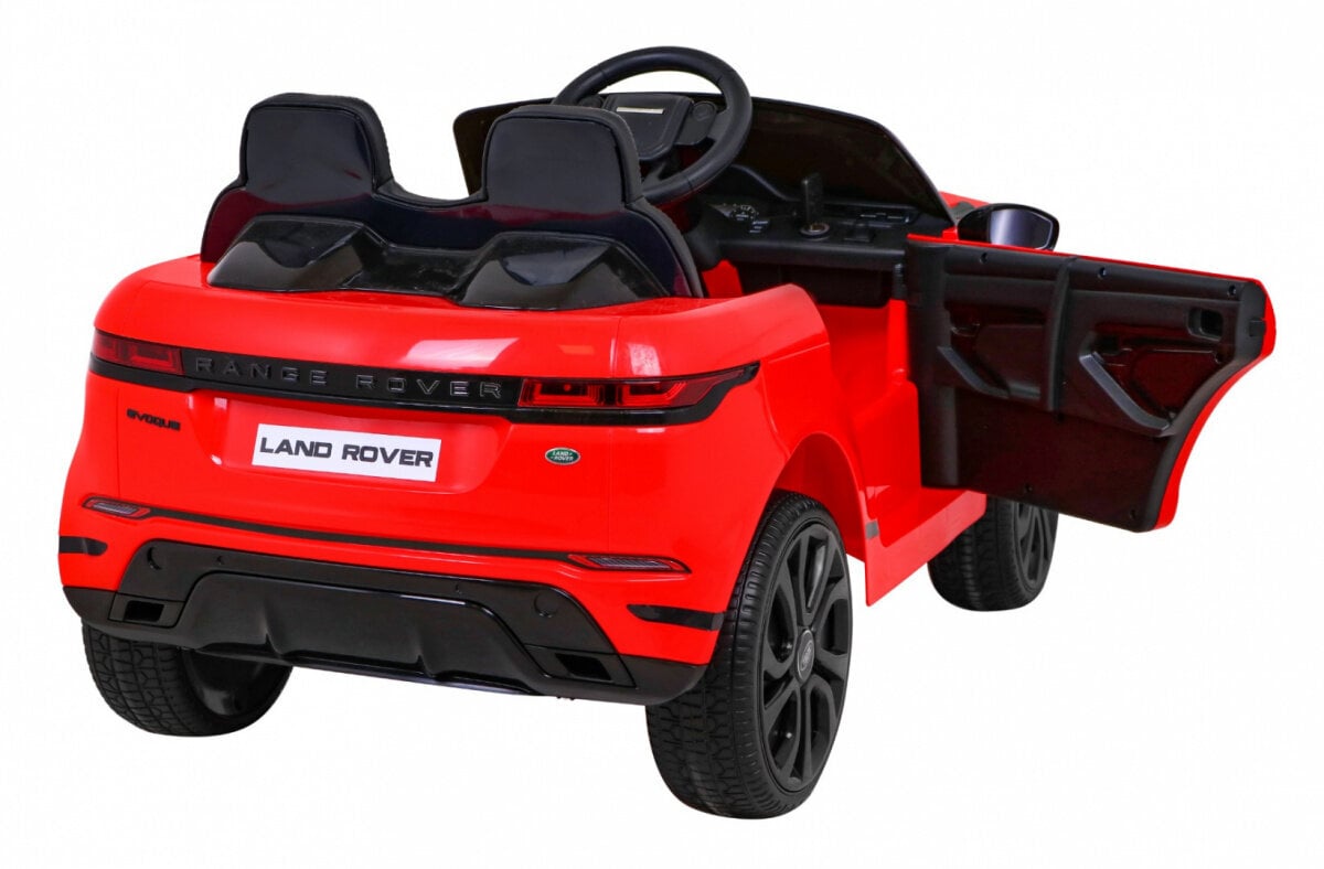 Rang Rover Evoque yksipaikkainen sähköauto, punainen hinta ja tiedot | Lasten sähköautot | hobbyhall.fi