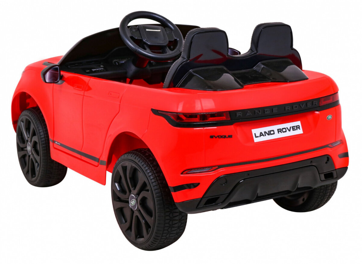 Rang Rover Evoque yksipaikkainen sähköauto, punainen hinta ja tiedot | Lasten sähköautot | hobbyhall.fi