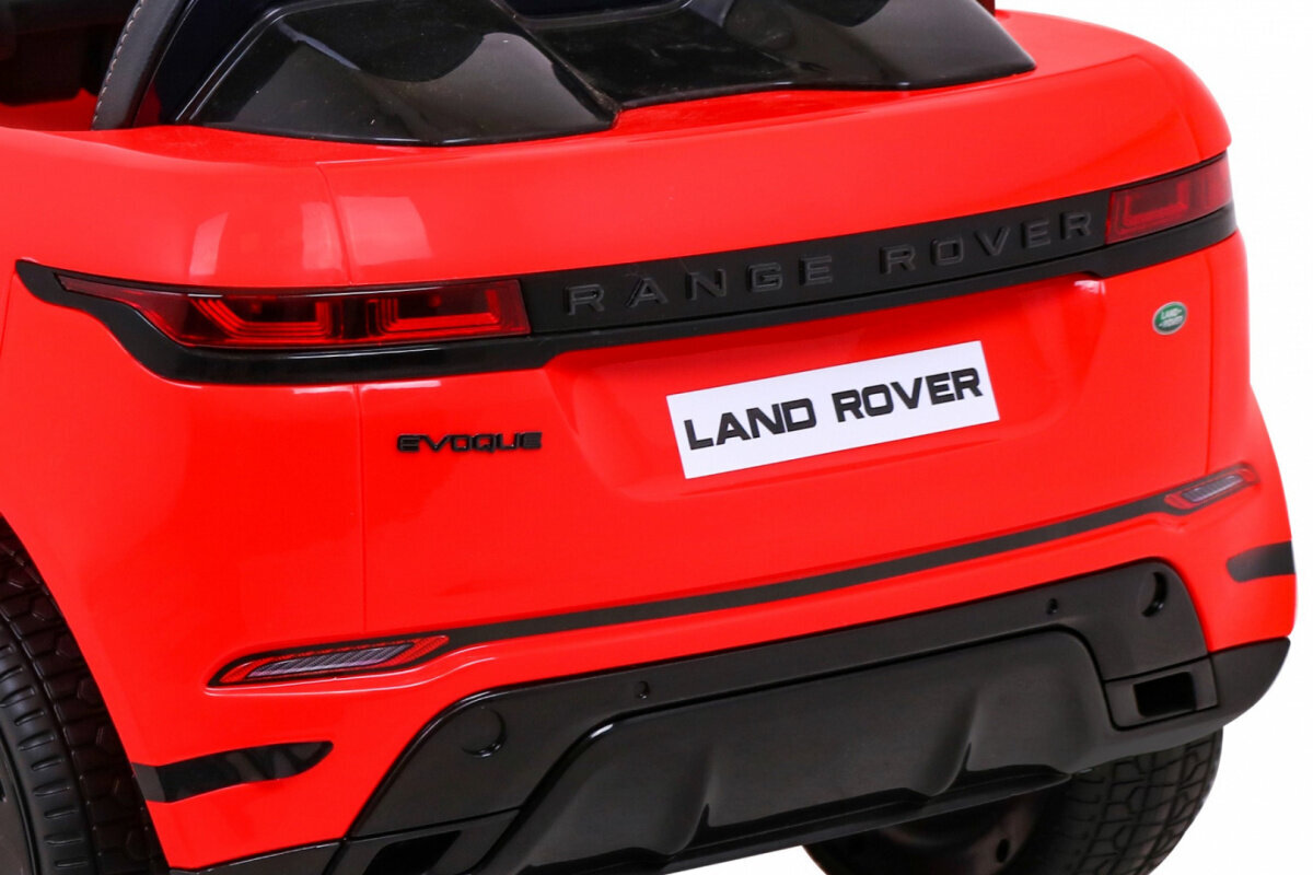 Rang Rover Evoque yksipaikkainen sähköauto, punainen hinta ja tiedot | Lasten sähköautot | hobbyhall.fi