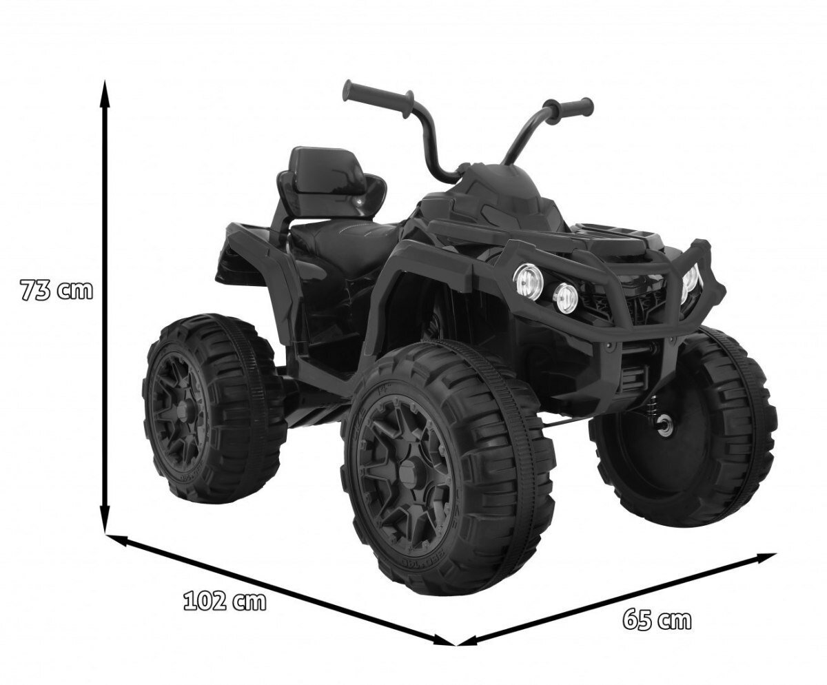 Quad ATV Quad ATV, musta hinta ja tiedot | Lasten sähköautot | hobbyhall.fi