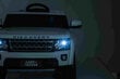 Land Rover Discovery yksipaikkainen sähköauto, valkoinen hinta ja tiedot | Lasten sähköautot | hobbyhall.fi