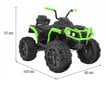 Quad ATV, vihreä hinta ja tiedot | Lasten sähköautot | hobbyhall.fi