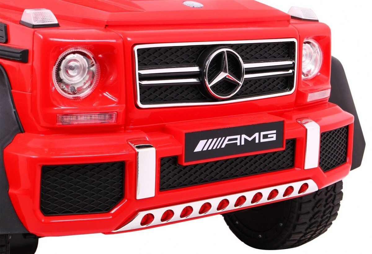 Mercedes G63 MP4 yksipaikkainen sähköauto, punainen hinta ja tiedot | Lasten sähköautot | hobbyhall.fi