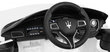 Maserati Ghibli yksipaikkainen sähköauto, valkoinen hinta ja tiedot | Lasten sähköautot | hobbyhall.fi